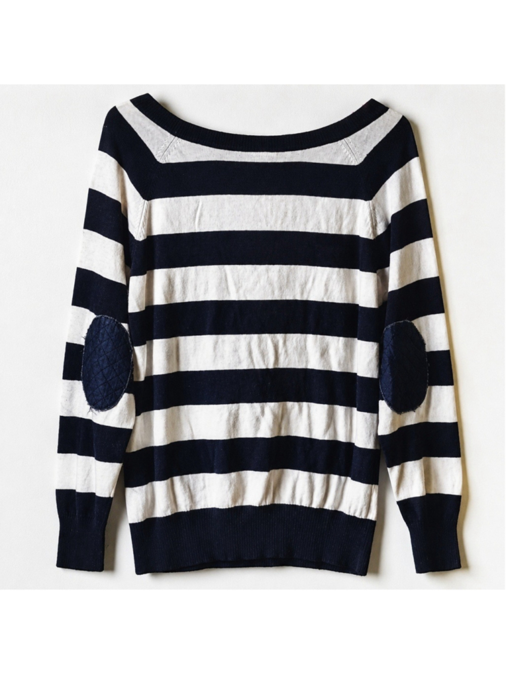 Torrid Stripe Pullover Sweater Quilted Heart Sz 1X - Picture 4 of 8